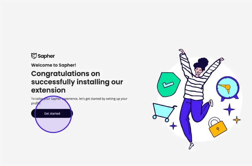 Getting started with installing Sapher: Step 5